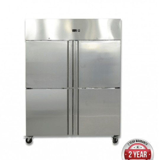 GN1200BTM GRAND ULTRA Four 2/1 S/S door upright Freezer 1200L - Office Connect 2018