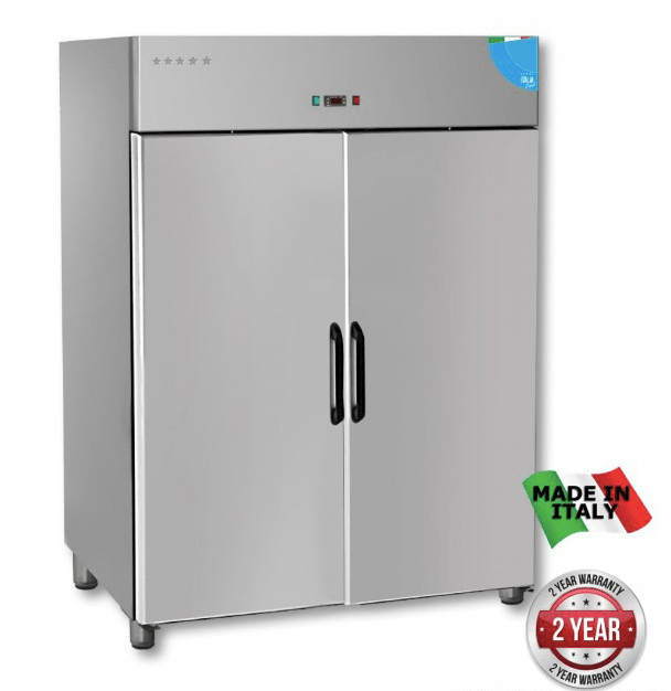 TD1400BT Premium Double Solid Door Upright Freezer - 1400 Litre - Office Connect 2018