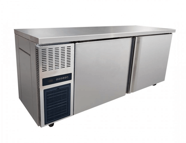 Stainless Steel Double Door Workbench Freezer - TS1800BT - Office Connect 2018