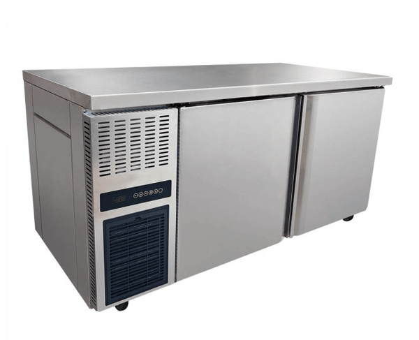 Stainless Steel Double Door Workbench Freezer - TL1500BT - Office Connect 2018