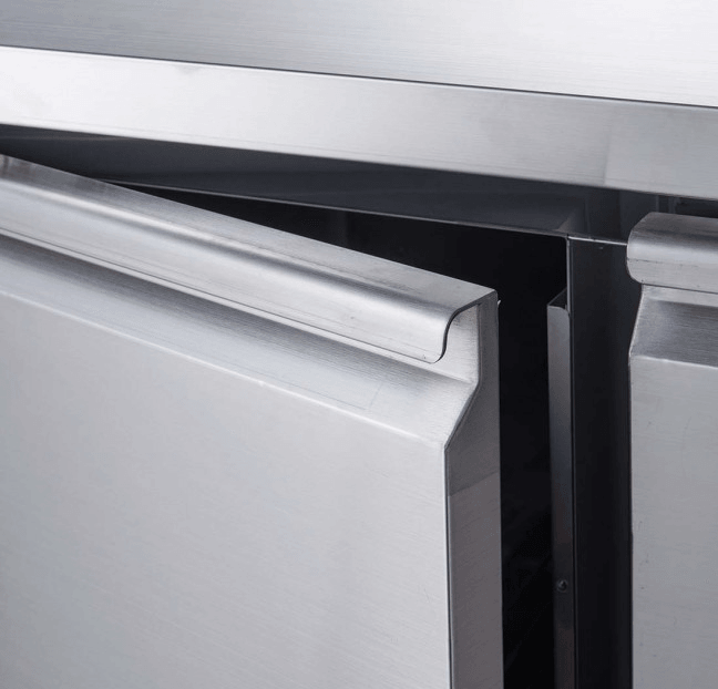 FED-X S/S Two Door Bench Freezer - XUB7F13S2V - Office Connect 2018