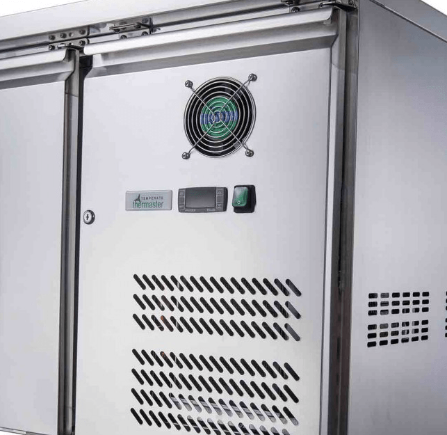 FED-X S/S Three Door Bench Freezer - XUB7F18S3V - Office Connect 2018