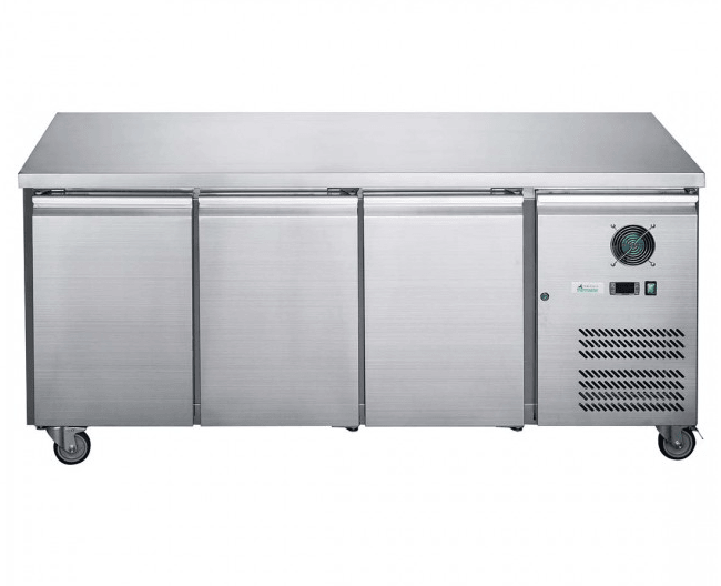 FED-X S/S Three Door Bench Freezer - XUB7F18S3V - Office Connect 2018