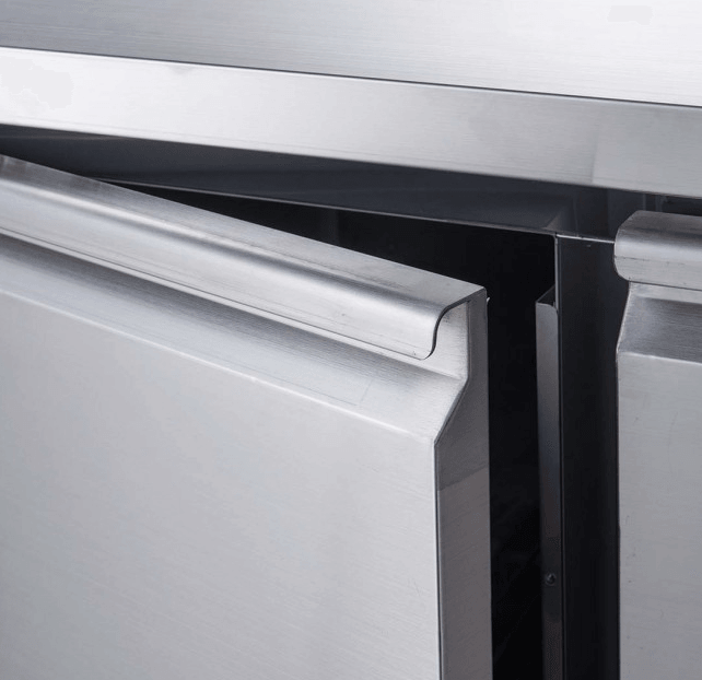 FED-X S/S Two Door Bench Freezer - XUB6F13S2V - Office Connect 2018