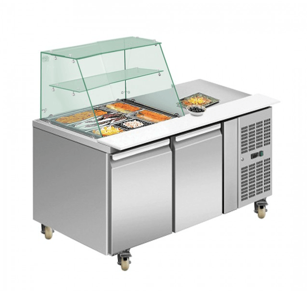 Two door DELUXE Salad Bar - Office Connect 2018