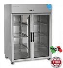 Premium Double Glass Door Upright Fridge - 1400 Litre - Office Connect 2018