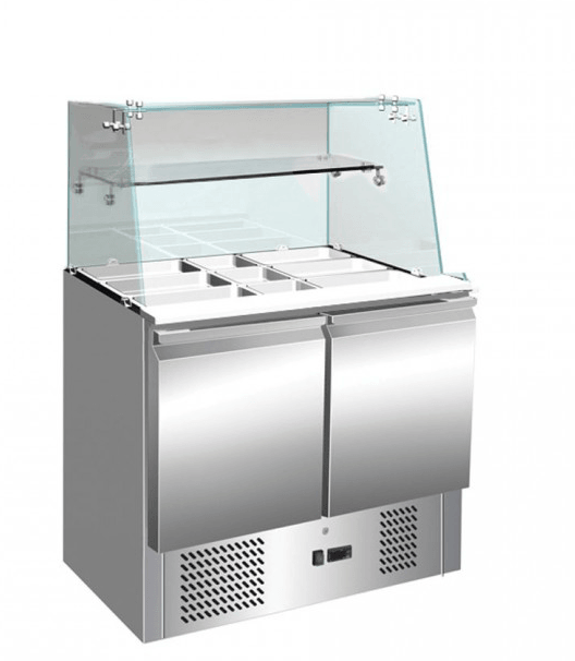 Compact Food Service Bar Two Door - Office Connect 2018