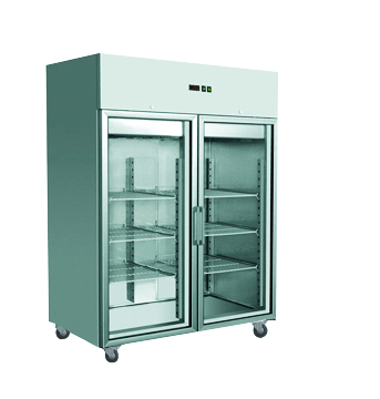 GRAND ULTRA Two Glass Doors Upright Fridge 1200L - Office Connect 2018