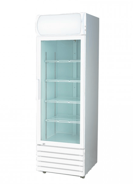 Large Single Glass Door Colourbond Upright Drink Fridge - Office Connect 2018