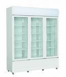 Three Glass Door Colourbond Upright Drink Fridge - LG-1203GE - Office Connect 2018