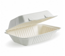 WHITE BIOCANE CLAMSHELL 23X15X8CM / 9X6X3" - Office Connect 2018