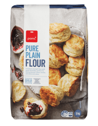 Pams Pure Plain Flour 5kg - Office Connect 2018