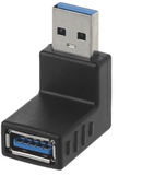 USB 3.0 male female adapter up right angle - Office Connect 2018