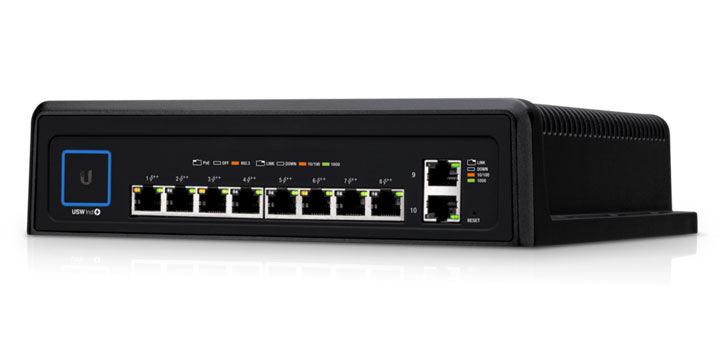 Ubiquiti UniFi Industrial Switch with Hi-power 802.3bt PoE Support - Office Connect