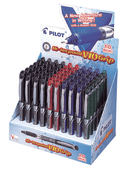 Pilot Hi-Tecpoint V10 Grip Rollerball Broad Asstd. 60Pk Display (BXGPN-V10-60DK) - Office Connect