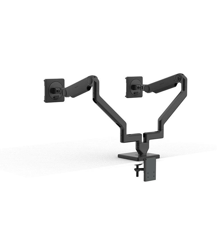 HUMANSCALE MON ARM M2.1 DUAL CLAMP BLK - Office Connect