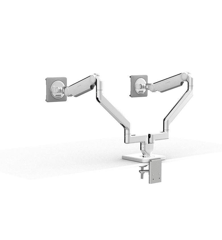 HUMANSCALE MON ARM M2.1 DUAL CLAMP WHI - Office Connect