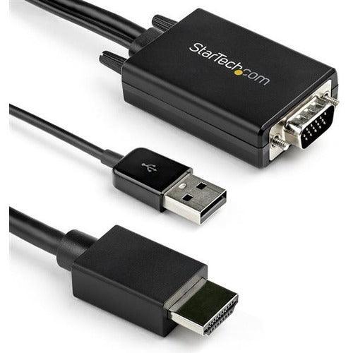 Adapter - VGA to HDMI - 2 m (6.6 ft.) - Office Connect 2018