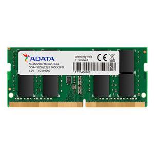 ADATA 16GB DDR4-3200 2048x8 SODIMM Lifetime wty - Office Connect 2018