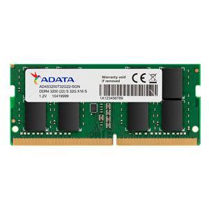 ADATA 32GB DDR4-3200 2048x8 SODIMM Lifetime wty - Office Connect 2018