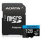ADATA Premier microSDXC UHS-I A1 V10 Card with Adapter 128GB - Office Connect 2018