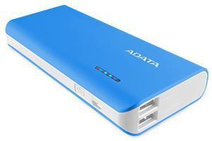 ADATA PT100 10,000mAh Powerbank with Flashlight - Blue/White - Office Connect 2018