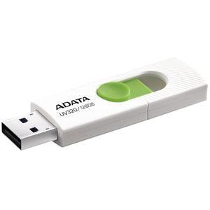 ADATA UV320 USB3.2 32GB Flash Drive White/Green - Office Connect 2018