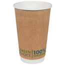 Green Choice Double Wall Cup PLA - 16oz