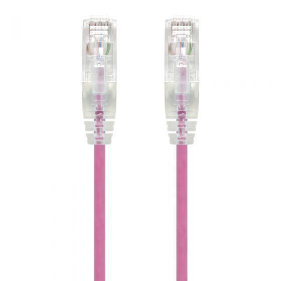 ALOGIC 0.3M CAT6 ULTRA SLIM NETWORK CABLE PINK - Office Connect 2018