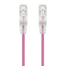 ALOGIC 0.5M CAT6 ULTRA SLIM NETWORK CABLE PINK - Office Connect 2018