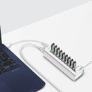 ALOGIC 10 PORT USB HUB WITH USB CHARGING -INCLUDES POWER ADAPTER - PRIME SERIES - Office Connect 2018