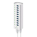 ALOGIC 10 PORT USB HUB WITH USB CHARGING -INCLUDES POWER ADAPTER - PRIME SERIES - Office Connect 2018