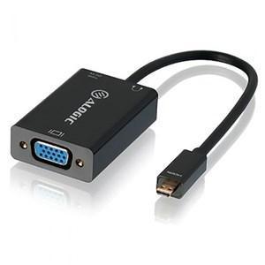 ALOGIC 15CM MICRO HDMI TO VGA ADAPTER WITH 3.5MM AUDIO MALE TO FEMALE (FULL HD 1920 X 1080) - Office Connect 2018