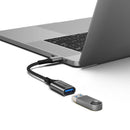 ALOGIC 15CM SUPER ULTRA USB-C TO USB-A ADAPTER - SPACE GREY - Office Connect 2018