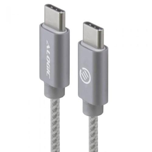 ALOGIC 1M USB 2.0 USB-C TO USB-C CABLE - CHARGE & SYNC - MALE TO MALE - SPACE GREY - PRIME SERIES - Office Connect 2018