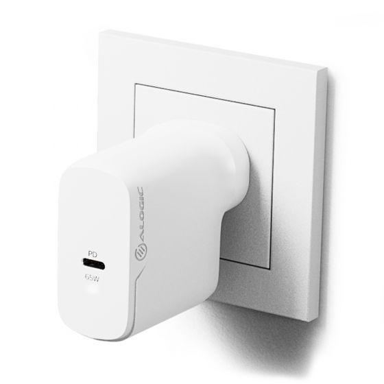 ALOGIC 1X65RAPID POWER 65W GAN CHARGER USB-C(MAX. 65W) -INCLUDES 2M USB-C CHARGING CABLE - Office Connect 2018