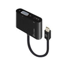 ALOGIC 2-IN-1 MINI DISPLAYPORT TO 4K HDMI VGA ADAPTER - MALE TO 2 FEMALE - Office Connect 2018