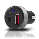 ALOGIC 2 PORT USB-C + USB-A CAR CHARGER - PRIME SERIES - Office Connect 2018