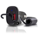 ALOGIC 2 PORT USB-C & USB-A CAR CHARGER WITH INTEGRATED CABLE - Office Connect 2018