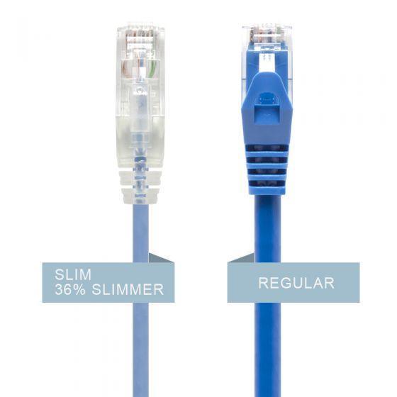 ALOGIC 2M CAT6 ULTRA SLIM NETWORK CABLE BLUE - Office Connect 2018