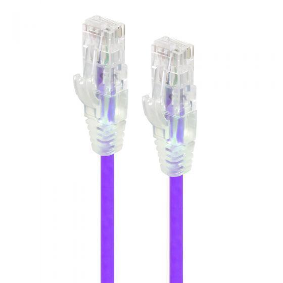 ALOGIC 2M CAT6 ULTRA SLIM NETWORK CABLE PURPLE - Office Connect 2018
