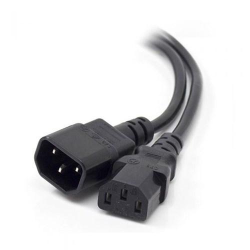 ALOGIC 2M IEC C13 TO IEC C14 COMPUTER POWER EXTENSION CORD MALE TO FEMALE BLACK - Office Connect 2018