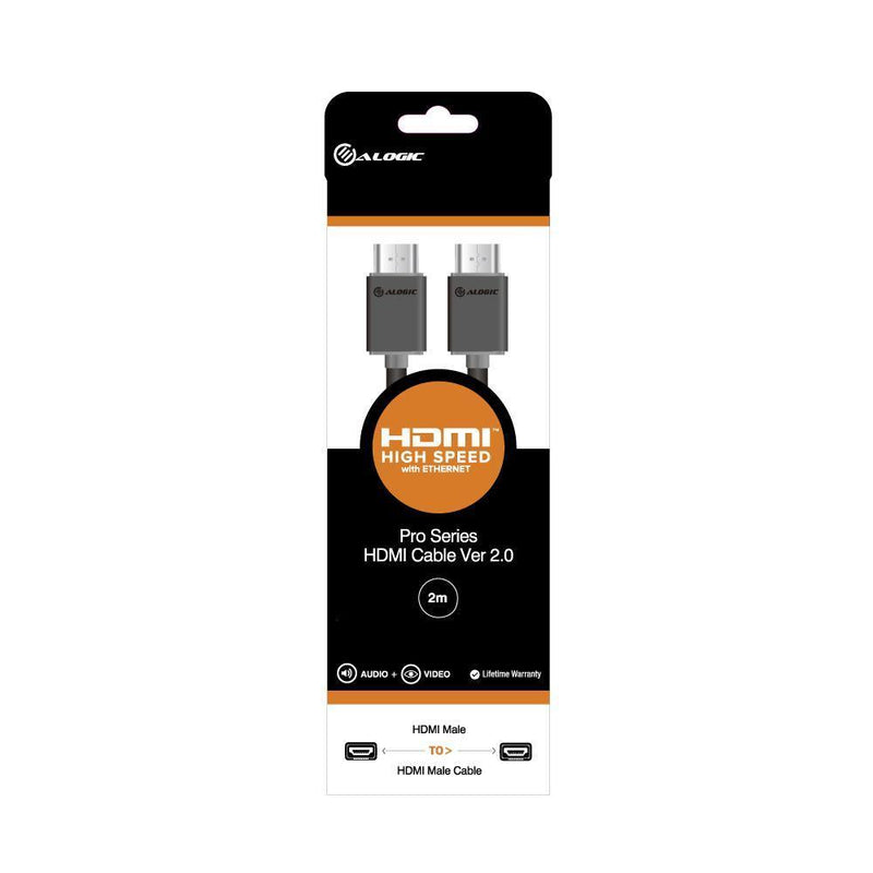 ALOGIC 2M PRO SERIES HIGH SPEED HDMI CABLE WITH ETHERNET VER 2.0 MALE TO MALE - Office Connect 2018