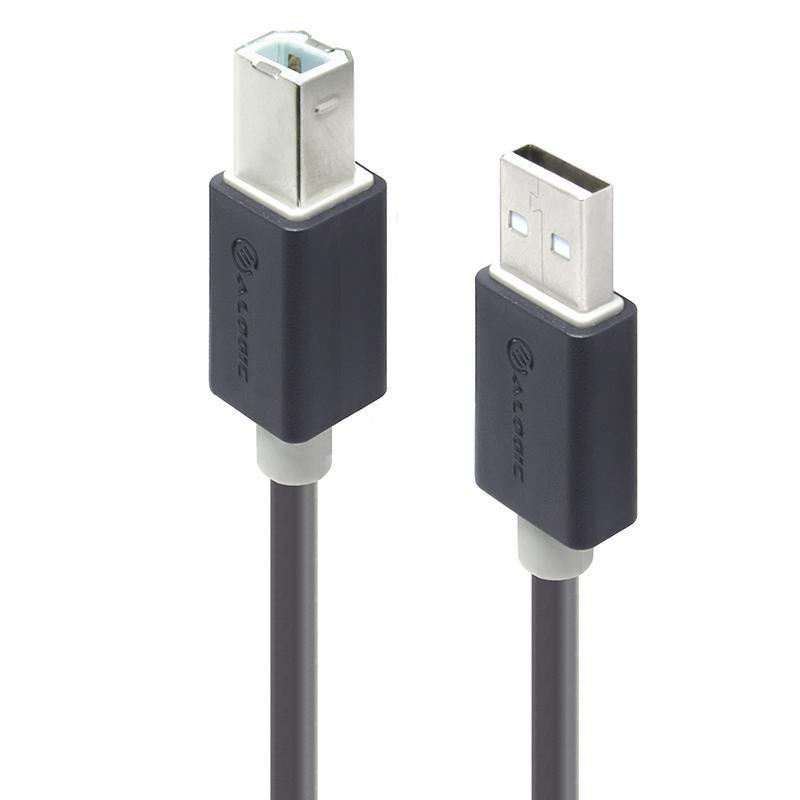 ALOGIC 2M USB 2.0 CABLE TYPE A MALE TO TYPE B MALE - Office Connect 2018