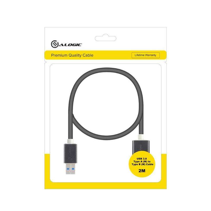 ALOGIC 2M USB 3.0 TYPE A TO TYPE B CABLE MALE TO MALE - Office Connect 2018