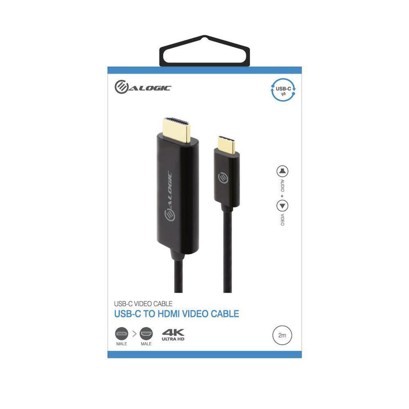 ALOGIC 2M USB-C TO HDMI CABLE WITH 4K SUPPORT - MALE TO MALE - Office Connect 2018