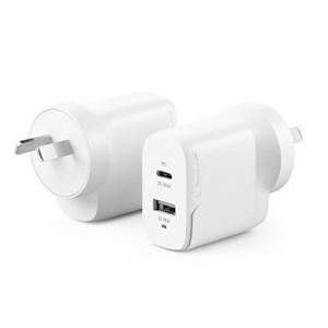 ALOGIC 2X32 RAPID POWER 32W GAN CHARGER - USB-C (20W) + USB-A (12W) - Office Connect 2018