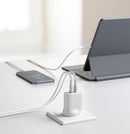 ALOGIC 2X40 RAPID POWER 40W GAN CHARGER - USB-C (20W) + USB-C (20W) - Office Connect 2018