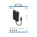 ALOGIC 3-IN-1 USB-C TO HDMI DVI VGA ADAPTER - MALE TO 3-FEMALE - PREMIUM SERIES - Office Connect 2018