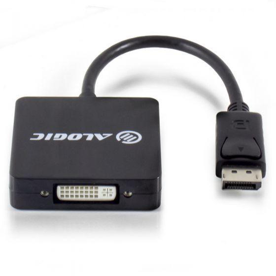 ALOGIC 3IN1 DISPLAYPORT TO DISPLAYPORT HDMI DVI ADAPTER MALE TO 3 FEMALE - Office Connect 2018